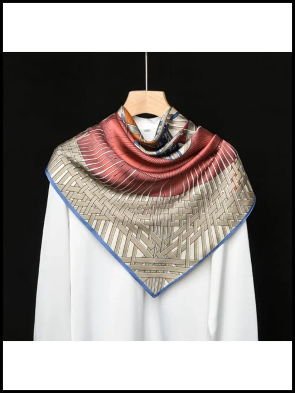 100% Mulberry Silk Scarf 35